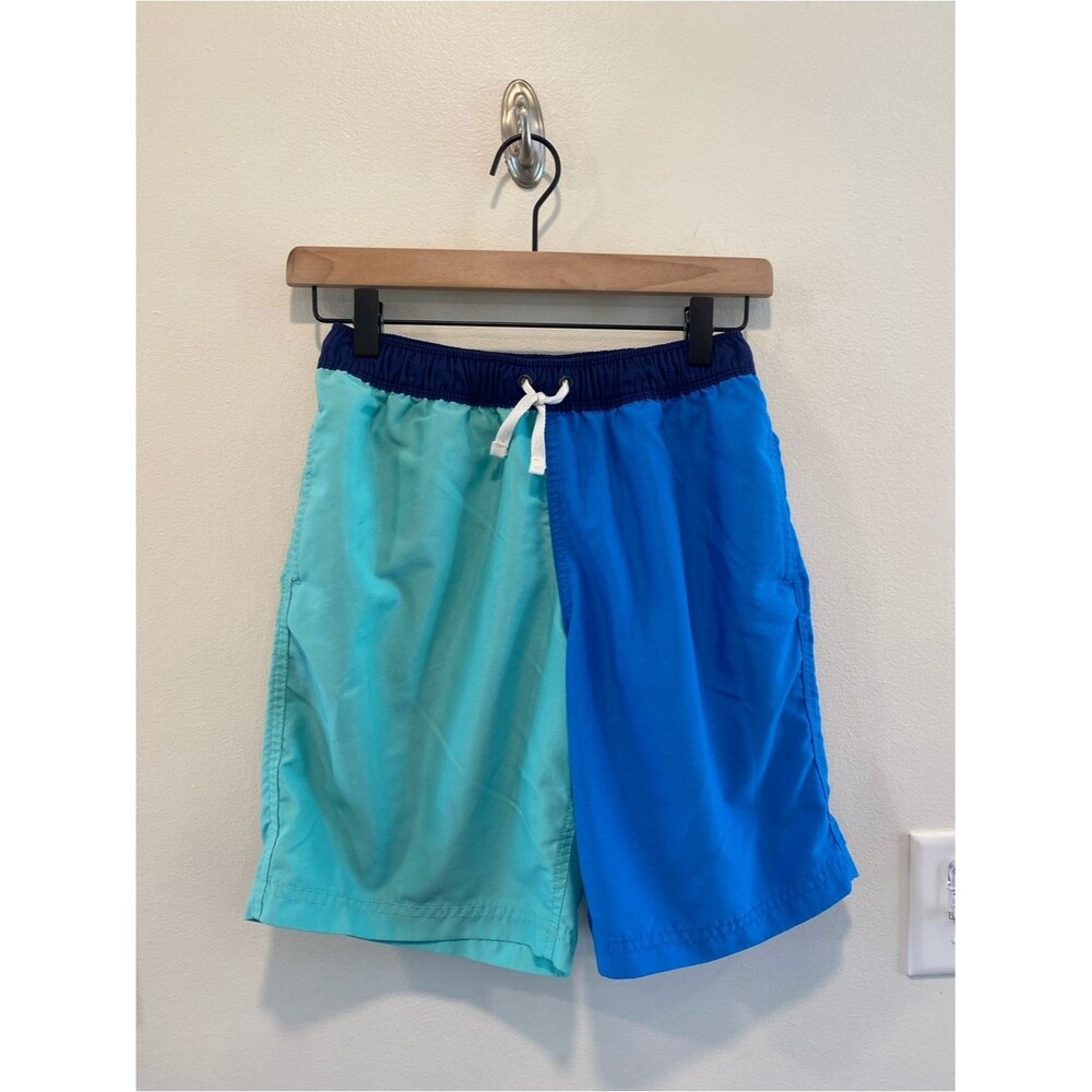 Hanna Andersson colorblock swim trunks in boys size 150 or US size 12